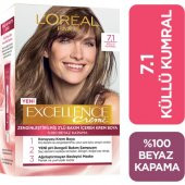 LOréal Paris Excellence Creme Saç Boyası 7.1 Kumral Küllü - 1