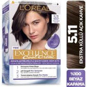 L’Oréal Paris Excellence Cool Creme Saç Boyası – 5.11 Ekstra Küllü Açık Kahve - 1