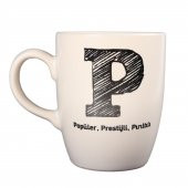 BEYAZ P HARFİ KUPA - 1
