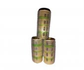 Esterella Yapışkan 8246 Küçük Boy Metal Gövdeli 6 lı Bigudi ( 2.5x6 cm) Sarı - 1
