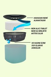 Nem Alıcılı Ve Rutubet Giderici  Aparat - 500 Gr -Üçgen Yeşil Elma (Tablet Dahil) - 1