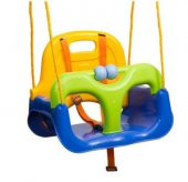 Çocuk Salıncağı - Salıncak Emniyet Kemerli MAVİ - 3