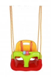Çocuk & Bebek Salıncağı - Salıncak Emniyet Kemerli Kırmızı - 1