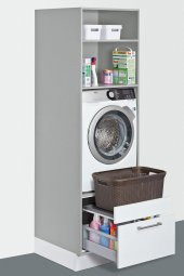 Ev, Banyo Kahverengi Çamaşır Selesi - 1