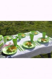 Katlı Piknik Seti Yeşil - 5