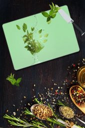 Nane Desenli Cam Kesme Tahtası| 30 Cm X 40 Cm thumbnail 1