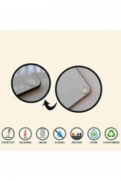 Sonbahar Yaprağı Cam Kesme Tahtası - Cam Kesme Tablası | 30 Cm X 40 Cm thumbnail 3