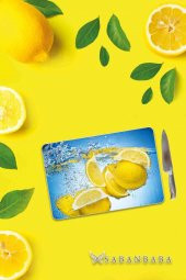 Fresh Limon Cam Kesme Tahtası - Cam Kesme Tablası | 30 Cm X 40 Cm - 1