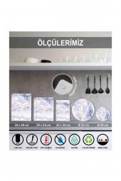 Kırmızı Kutular Cam Kesme Tahtası - Cam Kesme Tablası | 30 Cm X 40 Cm - 3