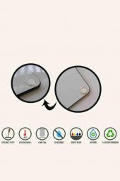 Sebzeler Yeni Desenli Cam Kesme Tahtası - Cam Kesme Tablası  | 20 cm x 30 cm thumbnail 3