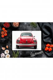 Kırmızı Vos Cam Kesme Tahtası | 30 cm x 40 cm thumbnail 1