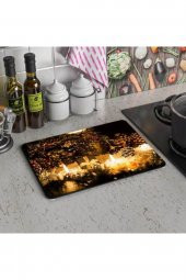 Yeni Yıl | Cam Kesme Tahtası - Cam Kesme Tablası |30 cm x 40 cm thumbnail 2