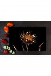 Saban Altın Gül Cam Kesme Tahtası - Cam Kesme Tablası | 20 Cm X 30 Cm thumbnail 4