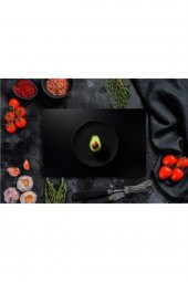 Saban Avakado Cam Kesme Tahtası - Cam Kesme Tablası | 30 Cm X 40 Cm thumbnail 3