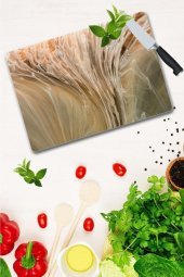 Saban Açık Dalga Mermer Cam Kesme Tahtası - Cam Kesme Tablası  | 30 Cm X 40 Cm thumbnail 2