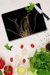 Saban Altın Dal Cam Kesme Tahtası - Cam Kesme Tablası | 20 Cm X 30 Cm - 1