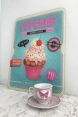 30x40 cm Cam Kesme Tahtası Cupcake thumbnail 3