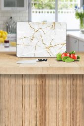 20x30 cm Çoklusim Desenli Cam Kesme Tahtası thumbnail 1