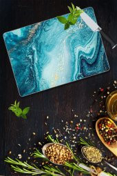 Cam Kesim Tablası (20cm X 30cm) Okyanus thumbnail 1