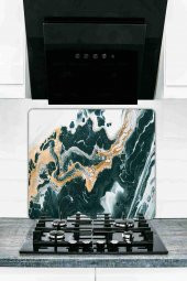 Model 33 Cam Ocak Koruyucu Ve Cam Kesme Tahtası 50 cm X 56 cm Tek Parça thumbnail 1