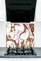 Model 18 Cam Ocak Koruyucu Ve Cam Kesme Tahtası 50 cm X 56 cm Tek Parça thumbnail 1