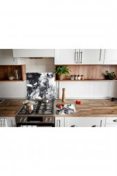 Takım Halinde Sis 20x30 Cm Kesme Tablası Ve 60x52cm Cam Ocak Koruyucu 4lü Ocaklar - 1