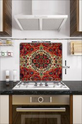 Cam Ocak Koruyucu Ve Cam Kesme Tahtası Halı 50 cm x 56 cm Tek Parça - 1