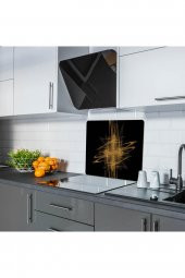 Saban Yıldız Cam Ocak Arkası Koruyucu Ve Kesme Tablası 50x56 cm thumbnail 1