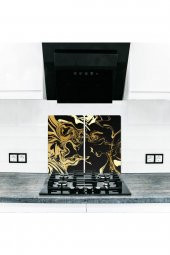 Cam Ocak Arkası Koruyucu ve Kesme Tablası Taya  | 60 cm x 52 4lü Ocaklar thumbnail 1