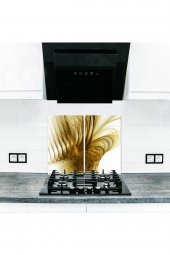 Cam Ocak Koruyucu ve Kesme Tablası Çizgi | 60 cm x 52 4lü Ocaklar thumbnail 1