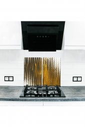 Cam Ocak Koruyucu ve Kesme Tablası Art | 60 cm x 52 4lü Ocaklar thumbnail 1