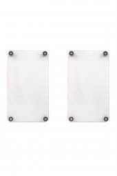 Cam Ocak Koruyucu ve Kesim Tablası Bordo (80cm x 52cm) 2 Parça,5li Ocaklar thumbnail 3