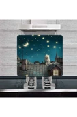 50x56 cm Kedi Cam Ocak Koruyucu - 1