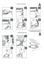 Çocuk Adaptörlü Çift Kullanımlı Klozet Kapağı - 3