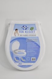 Çocuk Adaptörlü Çift Kullanımlı Klozet Kapağı - 8