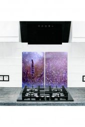 2 li 30x52 cm Cam Ocak Koruyucu Cam Kesme Tahtası Model 363 thumbnail 1