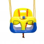Çocuk & Bebek Salıncağı | Salıncak Emniyet Kemerli Sarı Lacivert - 1