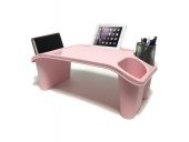Plastik Hobi Masası Laptop Sehpası Pembe - 1