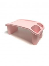 Plastik Hobi Masası Laptop Sehpası Pembe - 3