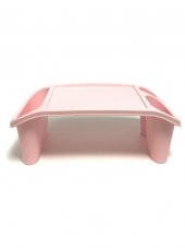 Plastik Hobi Masası Laptop Sehpası Pembe - 4
