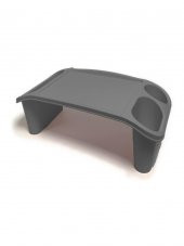 Plastik Hobi Masası Laptop Sehpası Gri - 3