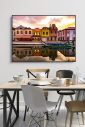 50 x 60 cm Aveiro Desenli Cam Tablo 4mm Temperli Camdır - 1