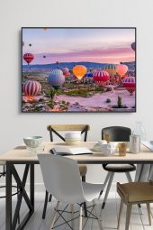 50 x 60 cm Kapodokya Desenli Cam Tablo 4mm Temperli Camdır - 1