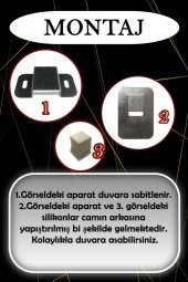 50 x 60 cm Mavi Palmiye Yaprağı Desenli Cam Tablo 4mm Temperli Camdır thumbnail 3