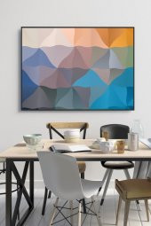 50 x 60 cm Model 2018 Desenli Cam Tablo 4mm Temperli Camdır - 1