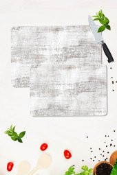 2 li Takım 30x40 cm ve 20x30 cm odel 163 Desenli Cam Kesim Tablası ve Ocak Koruma thumbnail 1