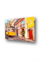 50 x 60 cm Tramvay Desenli Cam Tablo 4mm Temperli Camdır - 3