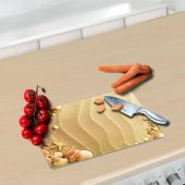 20x30 cm Kumsal Desenli Cam Kesim Tablası thumbnail 1