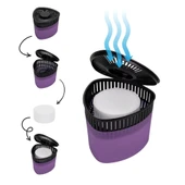 500 gr Nem Alıcılı Ve Rutubet Giderici  Aparat Üçgen Lavanta (Tablet Dahil) thumbnail 1