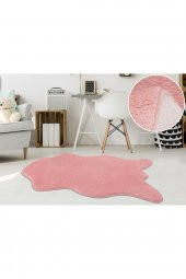 Myevilla Kaymaz Taban Peluş Post Pembe 75x100 - 1